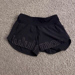 lululemon athletica Black Athletic Shorts
